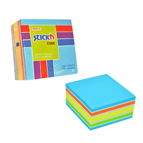 Kostka samoprzylepna 76x76 400k. mix kolorów neonowych Stick"N